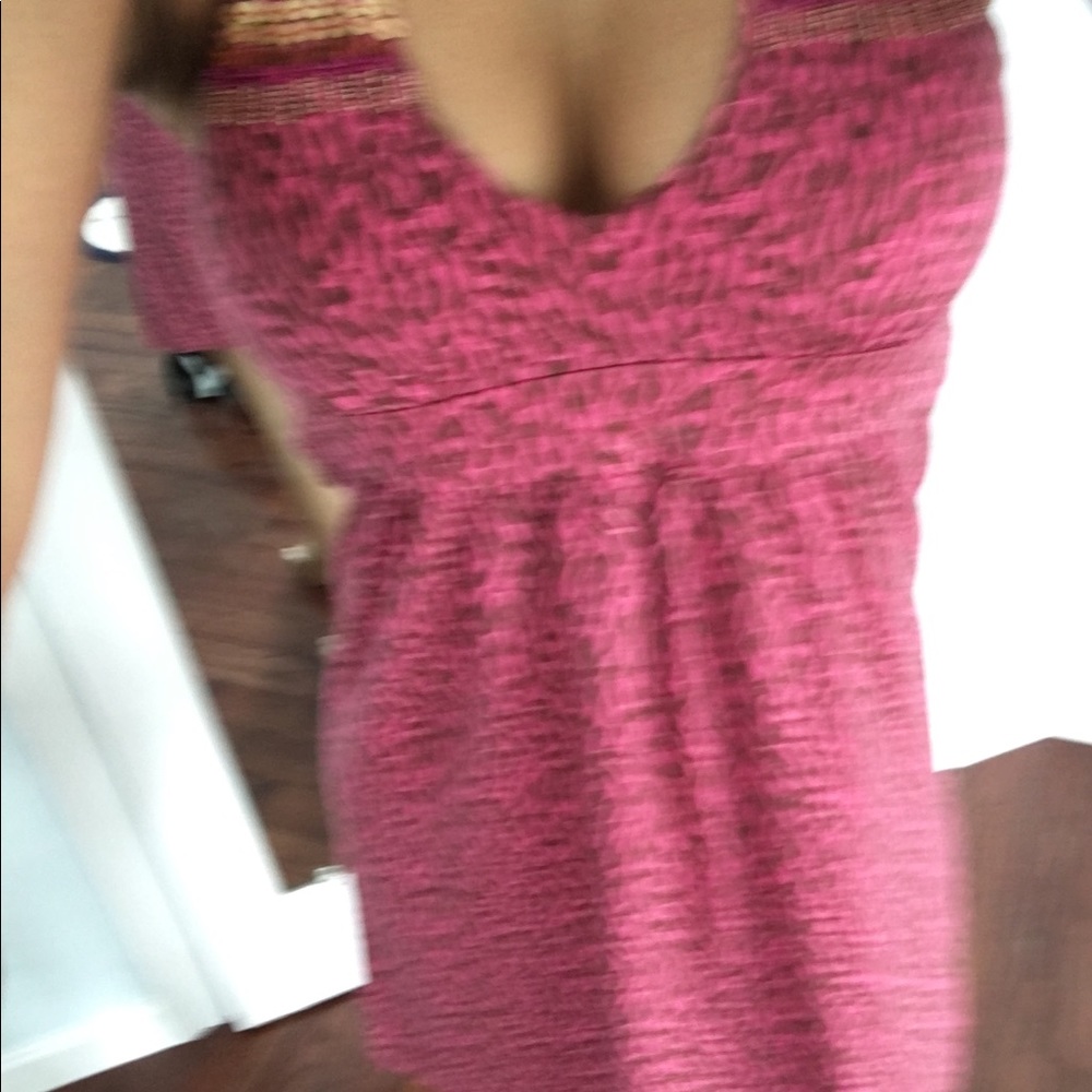 Victoria secret, pink animal pink dress, halter